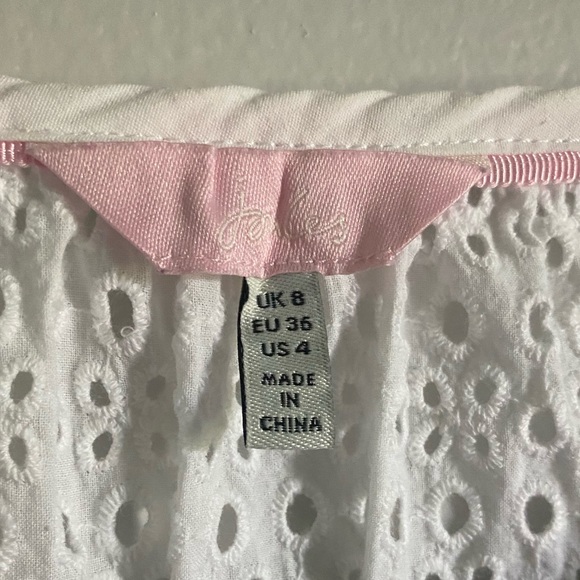 Joules | Size 4 White Cotton Knit Top - Picture 2 of 7